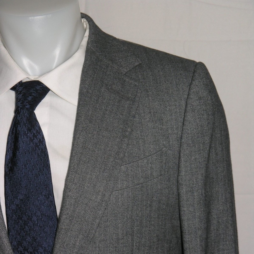 Dunhill Belgravia Fit One Button Cotton Blazer 40R